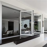Faltfenster aus thermisch getrenntem Aluminium